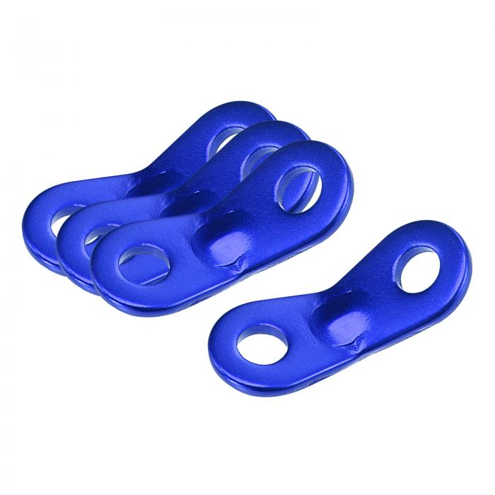 アルミロープテンショナー テントコードアジャスター ロープスライダー ロープ調節 7mm2穴 屋外キャン..