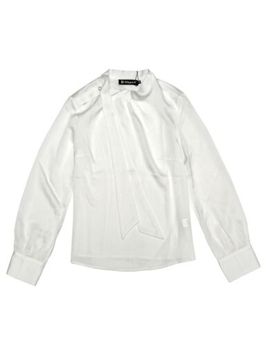 Allegra K ブラウス レディース 長袖 サテンブラウス リボン付き シャツ オフィス カジュアル トップス 着痩せ おしゃれ ボウタイブラウス 通勤 ホワイト XL Allegra K ブラウス レディース 長袖 サテンブラウス リボン付き シャツ オフィス カジュアル トップス 着痩せ おしゃれ ボウタイブラウス 通勤 ホワイト XL