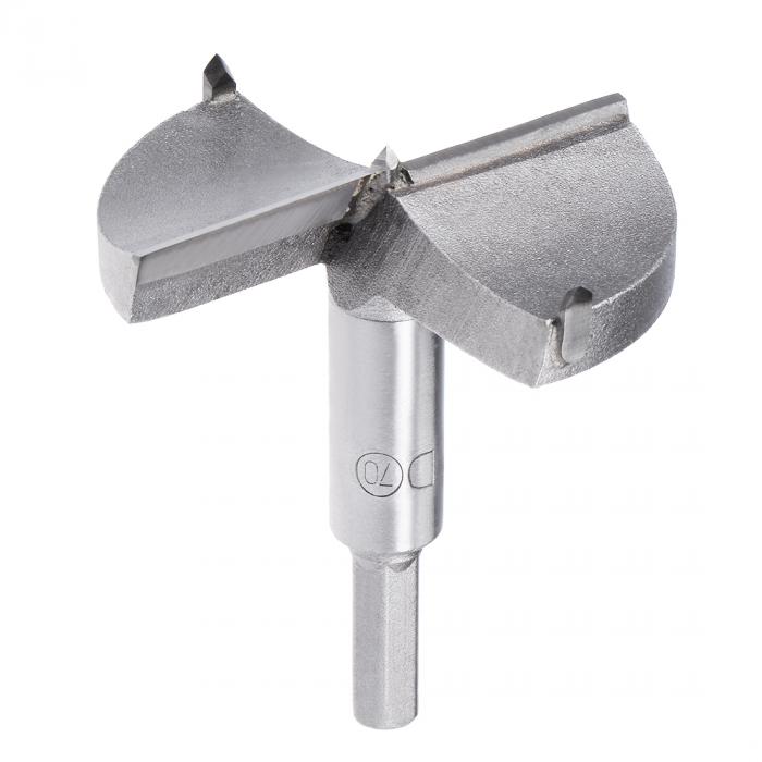 木工穴あけ工具 ボアビット 超硬チップ 炭素鋼 切削工具 85x70mm グレー 1個入り