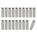 ダウエルピン ラウンドヘッドダボピン 5 x 18 mm シルバートーン 304ステンレススチール フラット面取りエンド ウッドベッドシェルフペグサポートシェルフ 固定エレメント 20個入り(4)