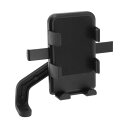 BULLSPANN バイク用スマホホルダー オートバイ ミラー スクーター用 スマホマウント 回転式スマートフォンホルダー 9-16.5 cmのスマートフォン用...
