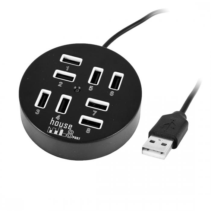 商品詳細 特徴 【属性1】製品名：USB2.0ハブ;ポート：8【属性2】インターフェイス：USB2.0; LEDライトカラー：ホワイト【属性3】ハブサイズ（約）：8 x 2.2cm; USBケーブル長（約）：55cm【属性4】主な材質：プラスチック;メインカラー：ブラック【属性5】重量：60g;パッケージ内容： USB2.0ハブスプリッタアダプター1個【商品説明】 仕様：製品名：USB2.0ハブ;ポート：8インターフェイス：USB2.0; LEDライトカラー：ホワイトハブサイズ（約）：8 x 2.2cm; USBケーブル長（約）：55cm主な材質：プラスチック;メインカラー：ブラック重量：60g;パッケージ内容： USB2.0ハブスプリッタアダプター1個説明： 8 USB 2.0ポートに単一のUSBポートを有効にします。 すべてのUSB1.1とUSB2.0デバイスとシームレスに動作します。 お使いのコンピュータに外付けハードドライブ、スマートフォンや他のUSBデバイスを接続するためのパーフェクト。 注意書き ■商品の色及びサイズは、撮影状況やPC環境により多少異なって見える場合がございます。 ■サイズは目安です。商品により若干の誤差がございます。 ■メーカーの都合により、商品細部のデザインや素材が予告無く変更される場合がございます。