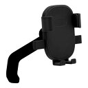 BULLSPANN バイク用スマホホルダー オートバイ ミラー スクーター用 スマホマウント 360°回転可能なスマートフォンホルダー 12-18.3 cmのス...
