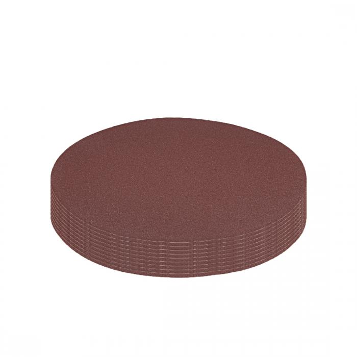 サンディングディスク 紙やすり サンドペーパー 外径225mm 120グリット 10枚入