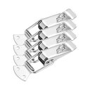 トグルラッチ パッチン錠 ドロートグルラッチ パッチン錠 304ステンレススチール 全長127mm 4個入り