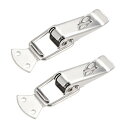 トグルラッチ パッチン錠 ドロートグルラッチ パッチン錠 全長127mm 厚さ2mm 2個入り