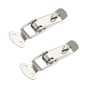 ドロートグルラッチ 全長72mm 厚さ1mm トグルラッチハプス ツールボックススーツケースラッチ 2個入り