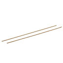 ブラスネジロッド スレッド棒 M2 x 250mm 0.4mmピッチ オススレッド 2個