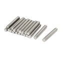 ねじロッド ネジ棒 フルネジ メタル 304ステンレス鋼 M8 x 50mm シルバートーン 20本入り(4)