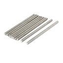 ねじロッド ネジ棒 フルネジ メタル 304ステンレス鋼 M8 x 150mm シルバートーン 10本入り