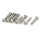 ボタンヘッドトルクスネジ 304ステンレススチール シルバートーン トルクスセキュリティマシンネジ M4x20mm 10個入り