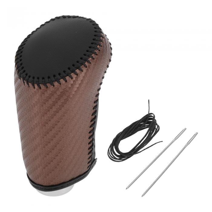 HOPESPANNER Chevyに対応 マリブ2016-2020用 ギアシフトノブカバー アンチスリップ ブラック ブラウン ..