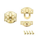 21 x 20 x 5mm ボックスラッチ 小型装飾ハス 宝石ケースキャッチ トーン 2個入り