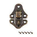 33 x 23 x 8mm ボックスラッチ 小型の装飾ハスプケースキャッチ スクリュー付き 8個入り