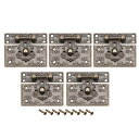 ボックスラッチ アンティークスタイルラッチ レトロスタイル 55 x 45mm 5セット入り