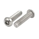 いたずら防止ねじ 304ステンレス鋼 ボタン頭 M8x35mm 2個入り