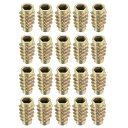 六角ナット M6内部スレッド 長さ20mm ジンク合金製 20個入