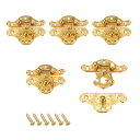 ハスプラッチ クラスプ 長方形 木製ケース クラシック 37x28mm 5セット入