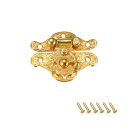 ハスプラッチ クラスプ 長方形 木製ケース クラシック 37x28mm 10セット入