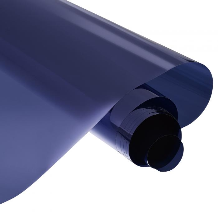 窓フィルム ダークブルー ポリエチレンテレフタレートガラス窓フィルム 太陽保護シェーディング断熱防眩窓フィルム ミラーフィルムティントトリートメント ホームオフィス用1.5mx0.5m