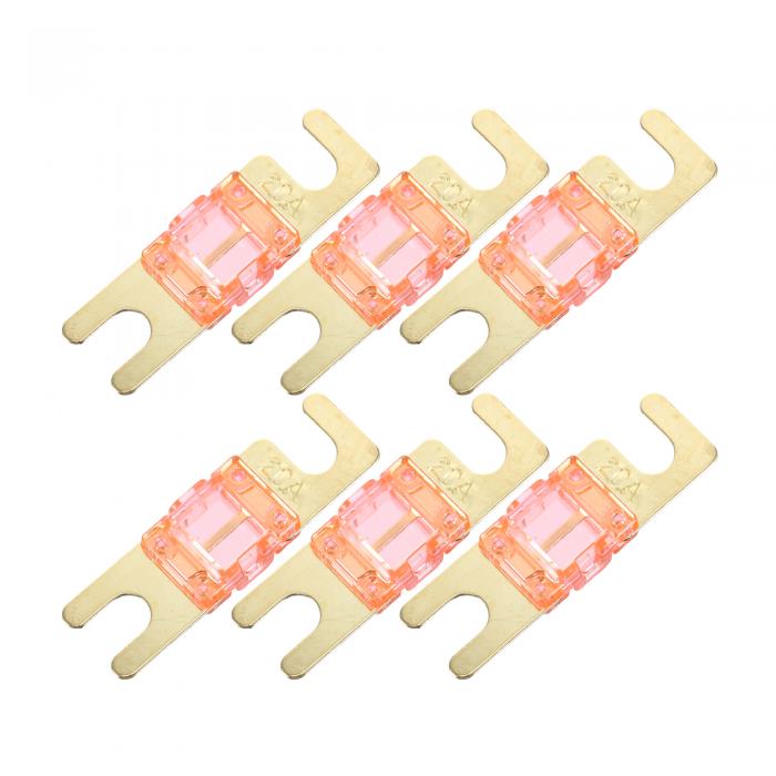 ANLヒューズ 交換 電気的保護 車 トラック オートバイ ボート オーディオ CD用 20A AFS ミニ 6個