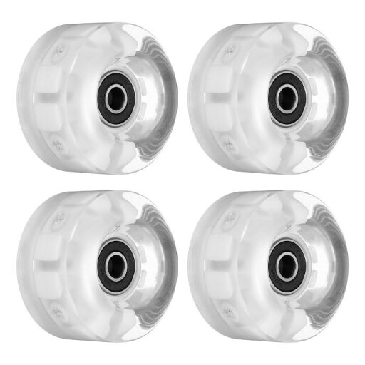 PATIKIL 32 x 58mm ローラースケート車輪 ベアリング付き 4個 ライトアップホイール クワッドスケートの交換 複列スケート スケートボード用 レッド ブルーグリーン PATIKIL 32 x 58mm ローラースケート車輪 ベアリング付き 4個 ライトアップホイール クワッドスケートの交換 複列スケート スケートボード用 レッド ブルーグリーン