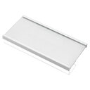 PATIKIL 15 x 7.5 cm ガラスキュービクル アルミ銘板ホルダー,吊り下げタイプ 片面 15 mmグラストラック デスクスクリーンオフィスサインホルダー用(3)