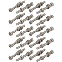 六角穴付きボルトセット 六角穴付ボルト 全ネジ ワッシャー付き M4x35mm 7mmナット幅 20個入り