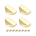 ジッパーテールクリップ 亜鉛合金 ジッパーバックルテールストッパー エンドチップ 革縫製DIYアクセサリー用 25.5 mm ゴールドトーン 4個