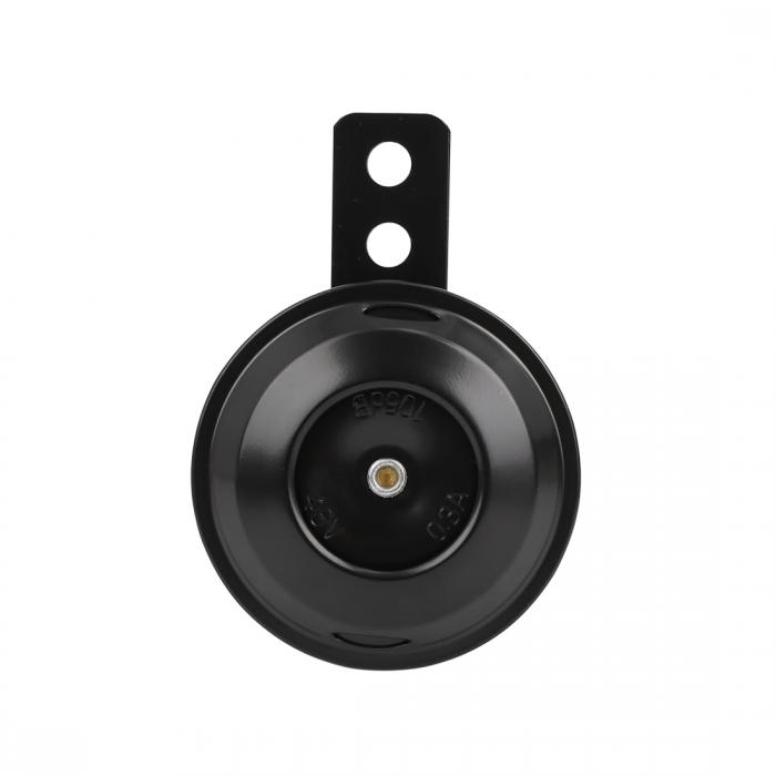 ホーン 大声 トランペット DC 48V 105dB オートバイ用 自動車用 電動スクーター ブラック 1個入り