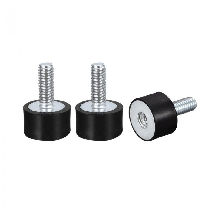 防振ゴム 防振装置 ショックアブソーバー M5 オス/メス D15mmxH10mm 3個入り