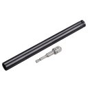 12.7 mmドライブソケットアクセサリーセット 深さ19 mm 6点インパクトソケット 長さ300 mmと6.4 mm六角シャンクアダプター