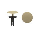 クリップ リベット ファスナー プラスチック製 ブラック フェンダー スプラッシュガード 6.5mm 20個入り