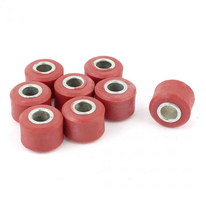 ショックアブソーバー ブッシュショックアブソーバー CG125オートバイ レッド メタル ゴム 24 x 18mm 8..