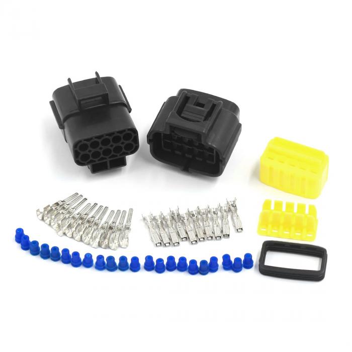 防水コネクタ 自動車オートバイ防水性 10ピン電気 AWgワイヤーコネクタプラグ