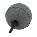 アクアリウム エアーストーン 50 x 50mm(深さ*幅) ミネラル グレー ブラック 101g