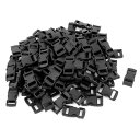 リリースバックル ウェビング ストラップ クラスプサイド クイック ブラック 10mm 100個入り