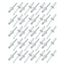 ブラインドリベット 5056アルミ製 シルバートーン 6.4mm x 16mm x 13mm 40個入り