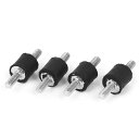 防振マウント ゴム製 ダブルエンド ショックアブソーバー スタンドオフ M3 x 8mm 4個入り