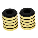 足パッドスタンド 30mmx8.5mm DACスピーカー用 CDプレーヤー用 シャーシ用足パッドスタンド プラスチック フォーム アルミニウム合金 10個入り