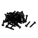 六角穴付きボルト 皿ボルト 10.9炭素鋼材質 機械ねじ M4*25mm 50個入り(4)