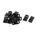 サイドリリースバックル リペアバックル ブラック 29×15×6mm 12個入り