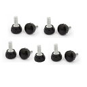 ナールドノブ つまみねじ M6 X 18mm x 15mm 旋盤 ラウンドヘッド 9個