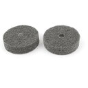 磨く車輪 研磨輪ディスク 砥粒研磨バフ ブラック ナイロン 2個 75mm x 20mm
