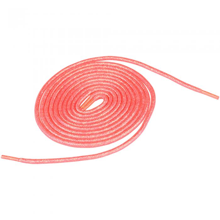 Allegra K グリッター ラウンド シューレース スパークリング スニーカーシューレース オレンジレッド 200cm/78.74