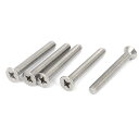 ネジ M6 x 50mm メトリック フラットヘッド 皿頭 ボルト マシン 5個