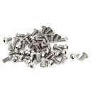 ボタンヘッドねじ M4x0.7mmx8mm ステンレス鋼 六角 ボルト 10mmロング 50個