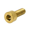 ヘキサン六角穴付きボルト M5x15mm ゴールドトーン TC4チタン ソケットヘッドキャップ メトリック DIN 912(4)