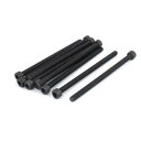 六角穴付ボルト 六角ねじ 10個入り ブラック 12.9合金鋼 M6x100mm