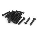 ソケット ヘッド スクリュー M6 x 35mm マシン アロイ スチール ブラック 20本入り